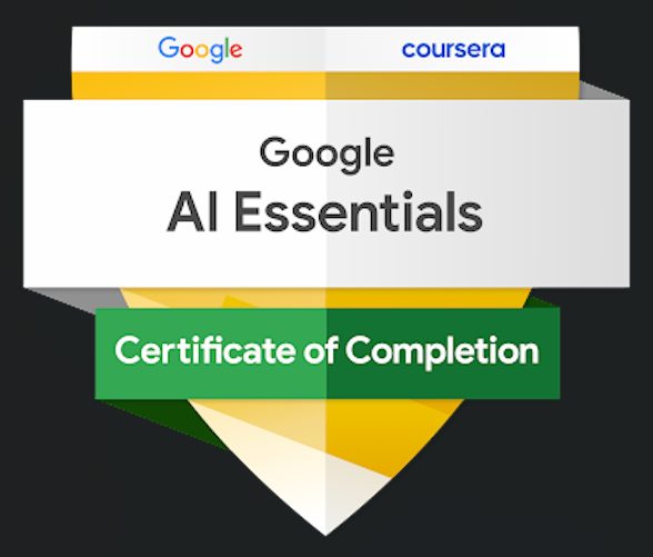 Certificate of completion