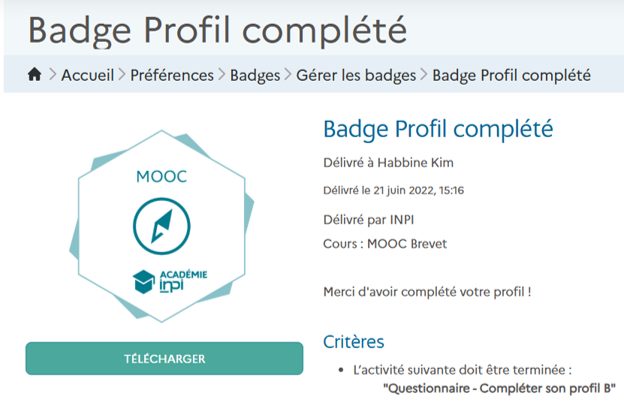MOOC Brevet · Patents