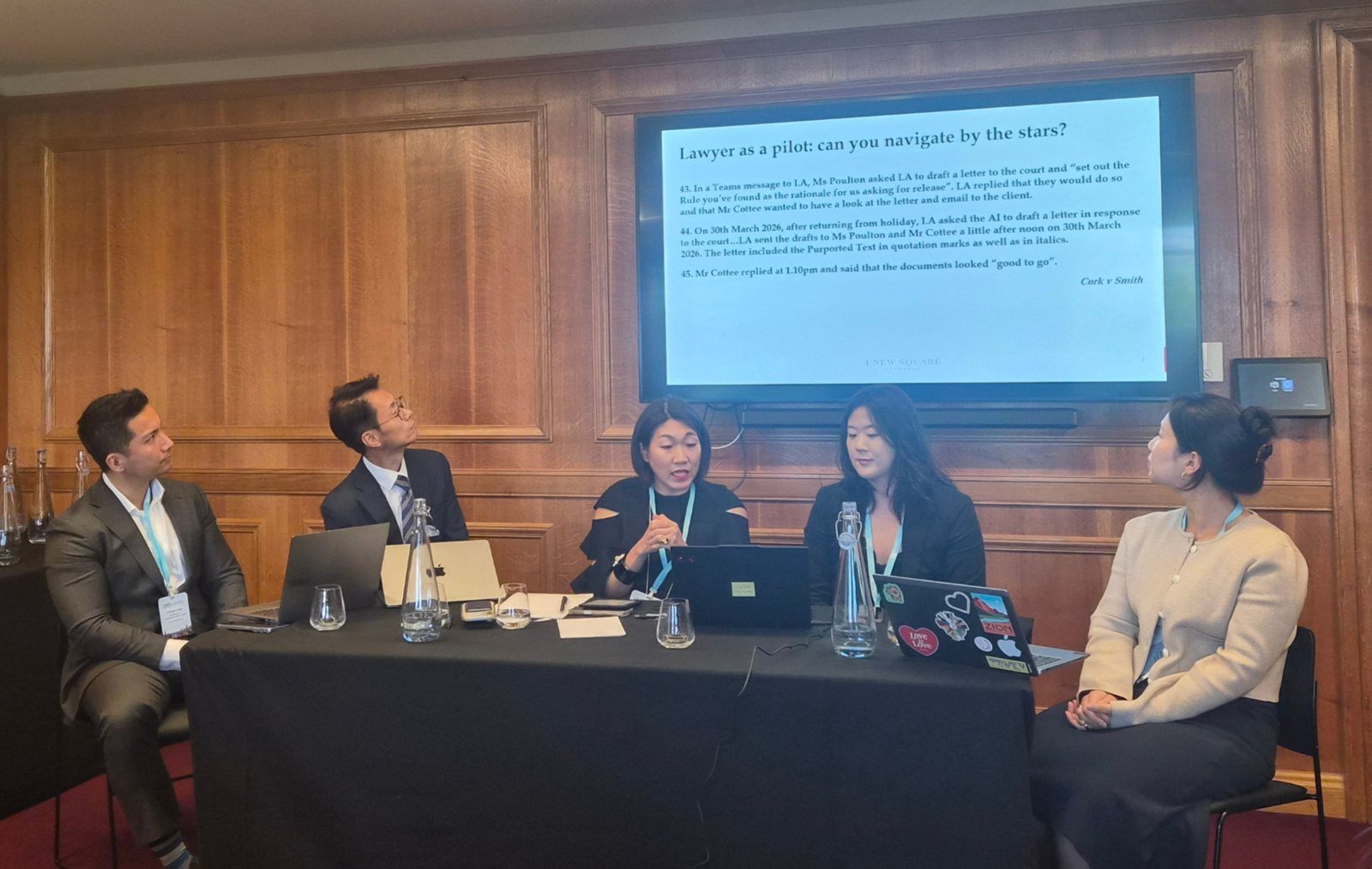 Habbine Estelle Kim on the AI panel at the IAKL Annual Conference