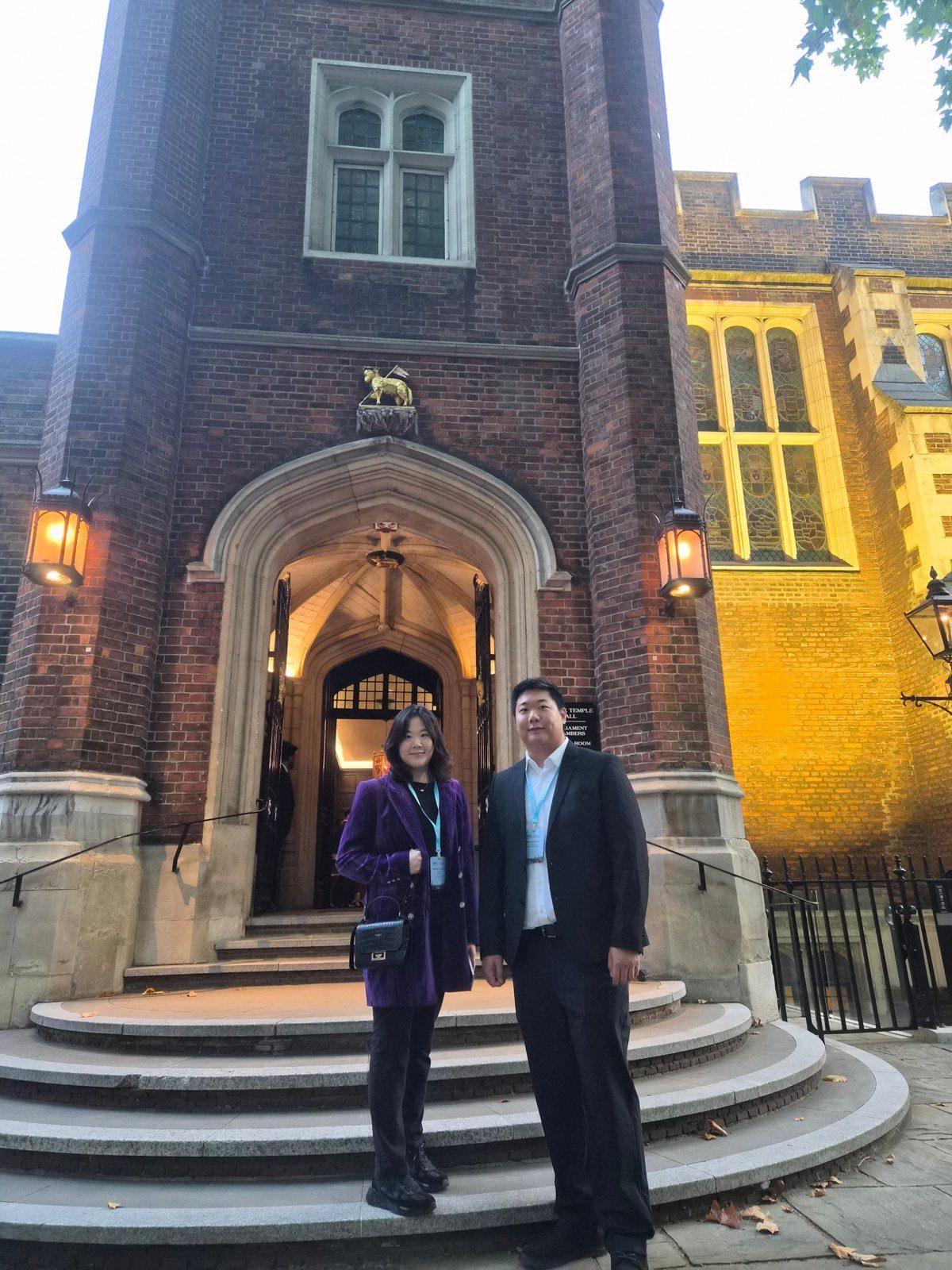 Evening event at Middle Temple Hall, London